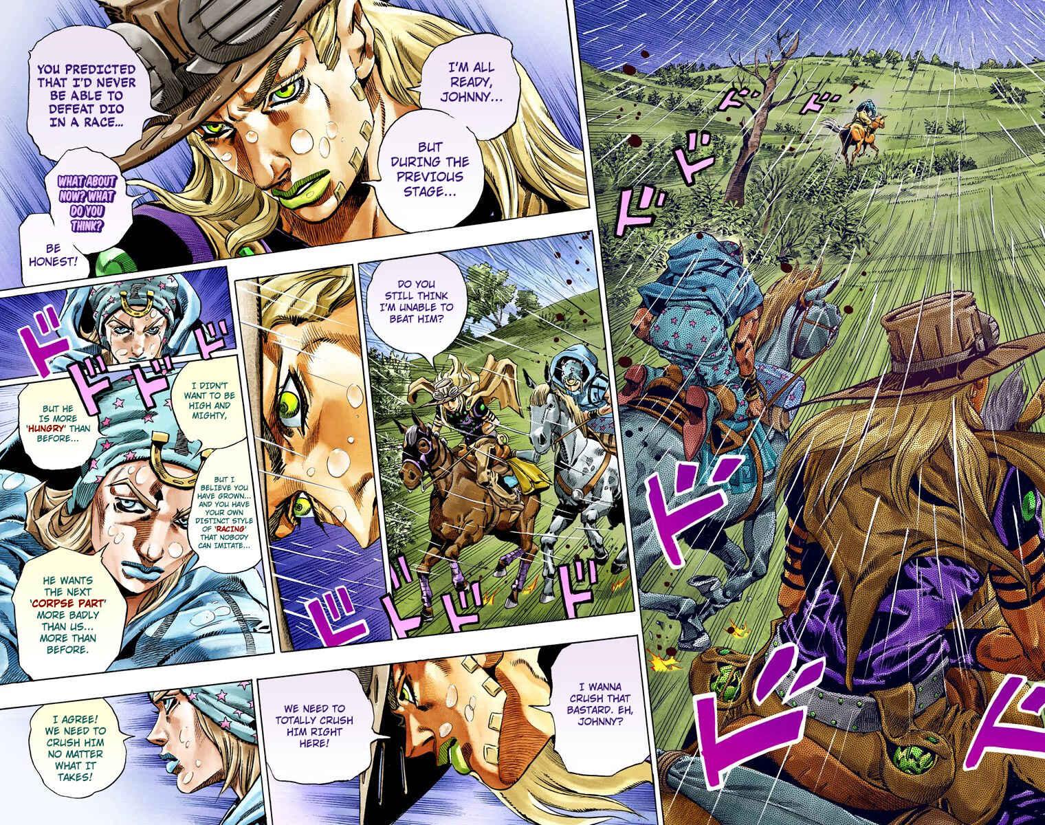 JoJo's Bizarre Adventure, Part 7: Steel Ball Run (Official Colored) Chapter 38 page 20
