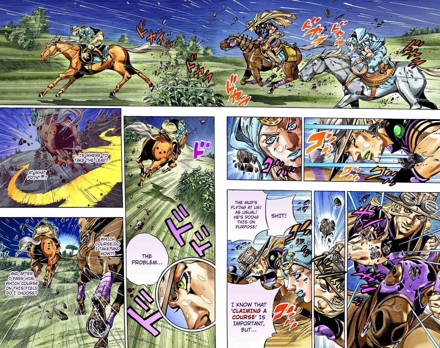 JoJo's Bizarre Adventure, Part 7: Steel Ball Run (Official Colored) Chapter 38 page 26