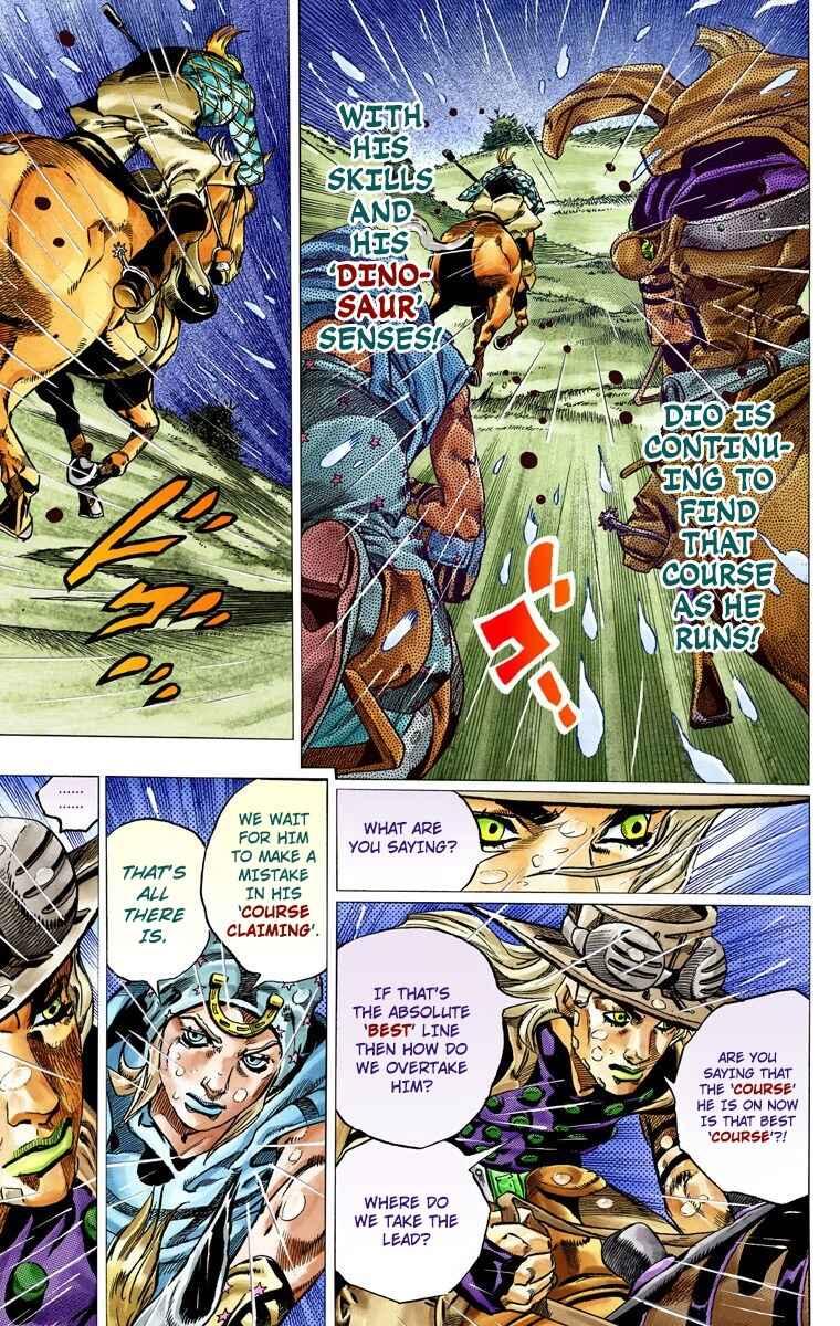 JoJo's Bizarre Adventure, Part 7: Steel Ball Run (Official Colored) Chapter 38 page 28