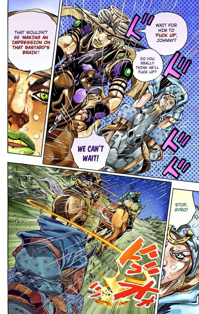 JoJo's Bizarre Adventure, Part 7: Steel Ball Run (Official Colored) Chapter 38 page 29