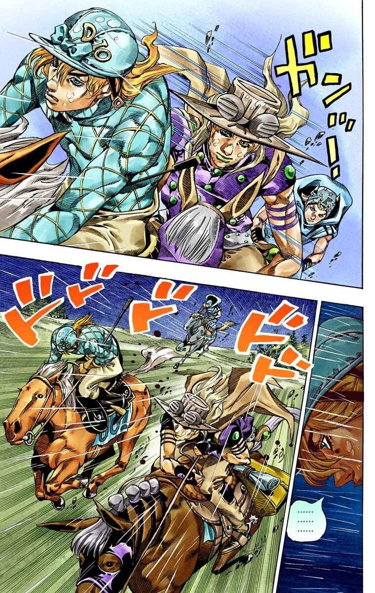 JoJo's Bizarre Adventure, Part 7: Steel Ball Run (Official Colored) Chapter 38 page 30