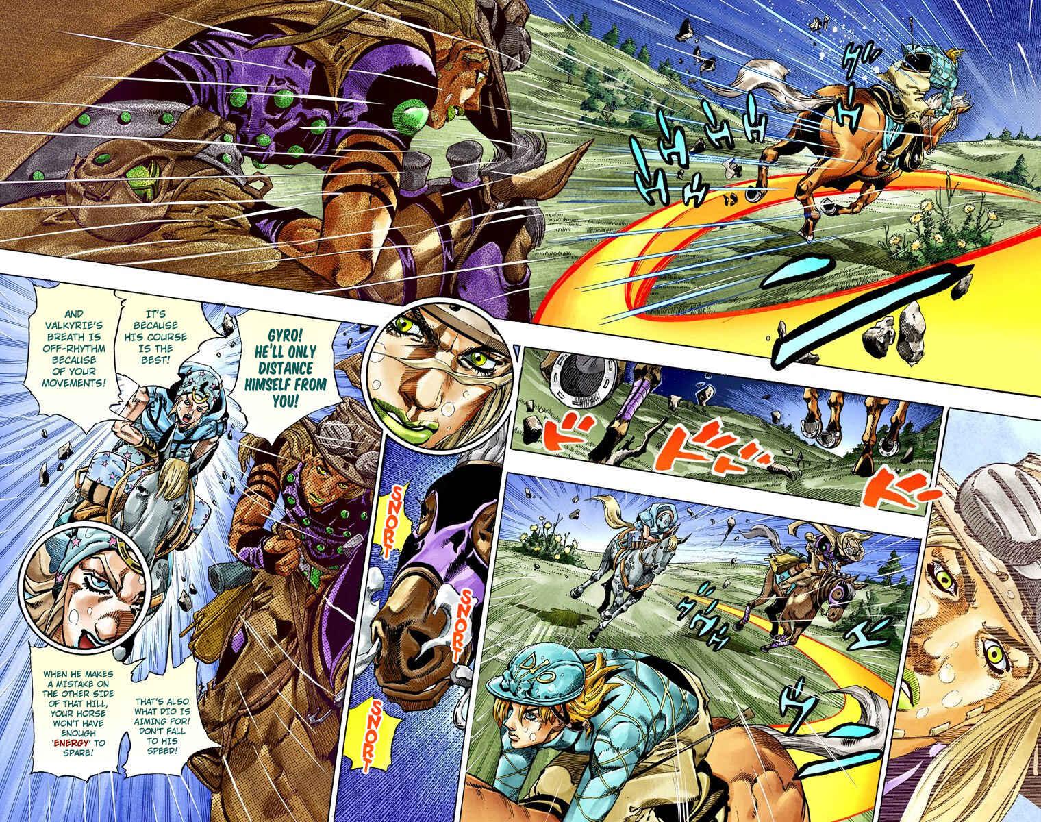 JoJo's Bizarre Adventure, Part 7: Steel Ball Run (Official Colored) Chapter 38 page 31