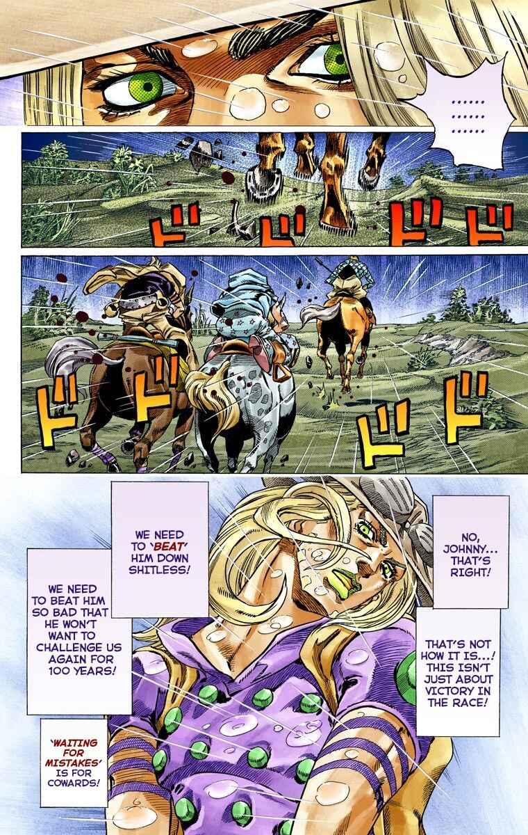 JoJo's Bizarre Adventure, Part 7: Steel Ball Run (Official Colored) Chapter 38 page 32