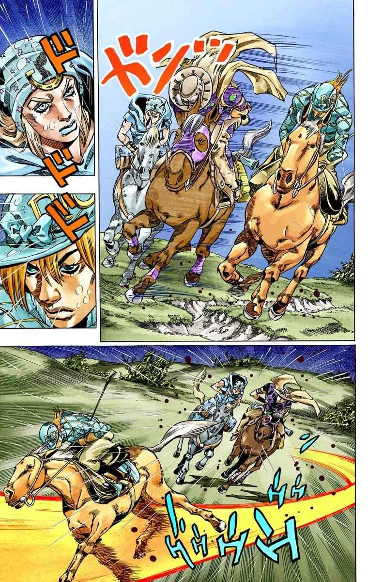 JoJo's Bizarre Adventure, Part 7: Steel Ball Run (Official Colored) Chapter 38 page 33