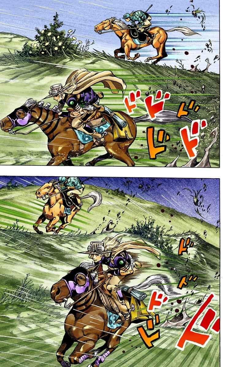 JoJo's Bizarre Adventure, Part 7: Steel Ball Run (Official Colored) Chapter 38 page 35