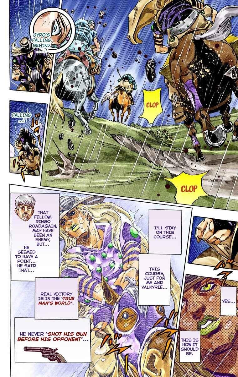 JoJo's Bizarre Adventure, Part 7: Steel Ball Run (Official Colored) Chapter 38 page 37