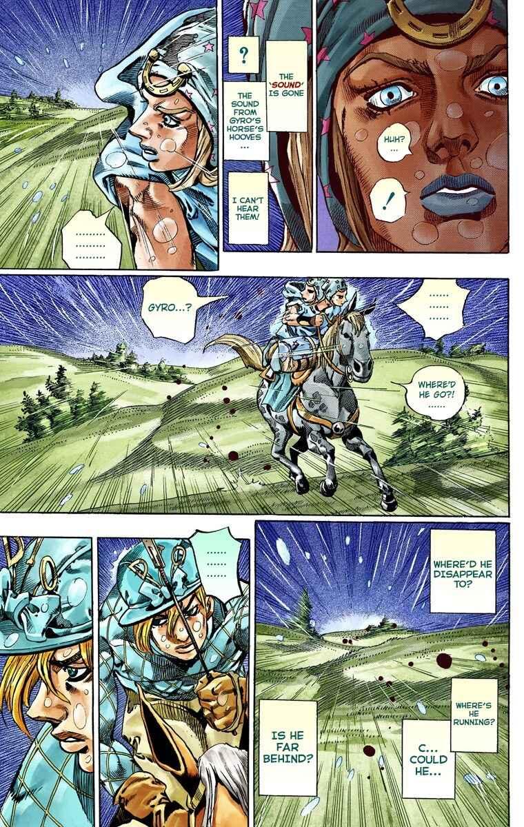 JoJo's Bizarre Adventure, Part 7: Steel Ball Run (Official Colored) Chapter 38 page 40
