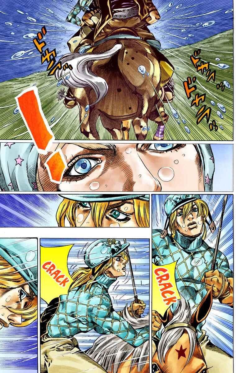 JoJo's Bizarre Adventure, Part 7: Steel Ball Run (Official Colored) Chapter 38 page 42