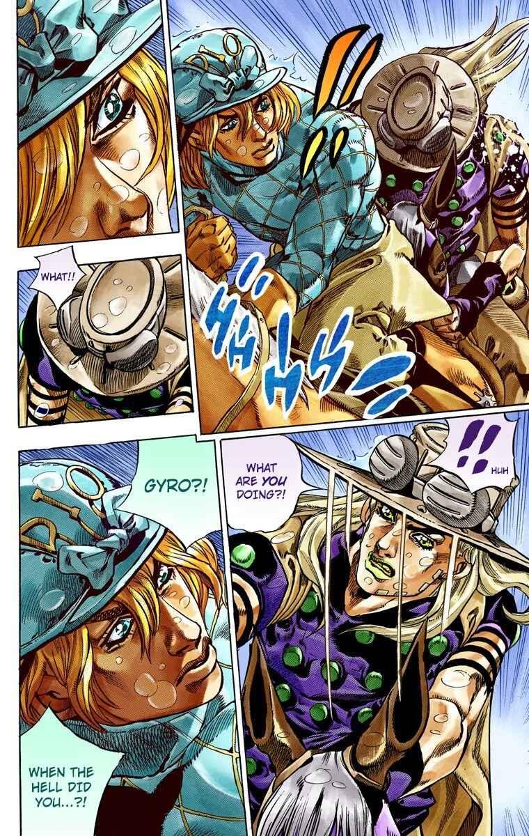JoJo's Bizarre Adventure, Part 7: Steel Ball Run (Official Colored) Chapter 38 page 44