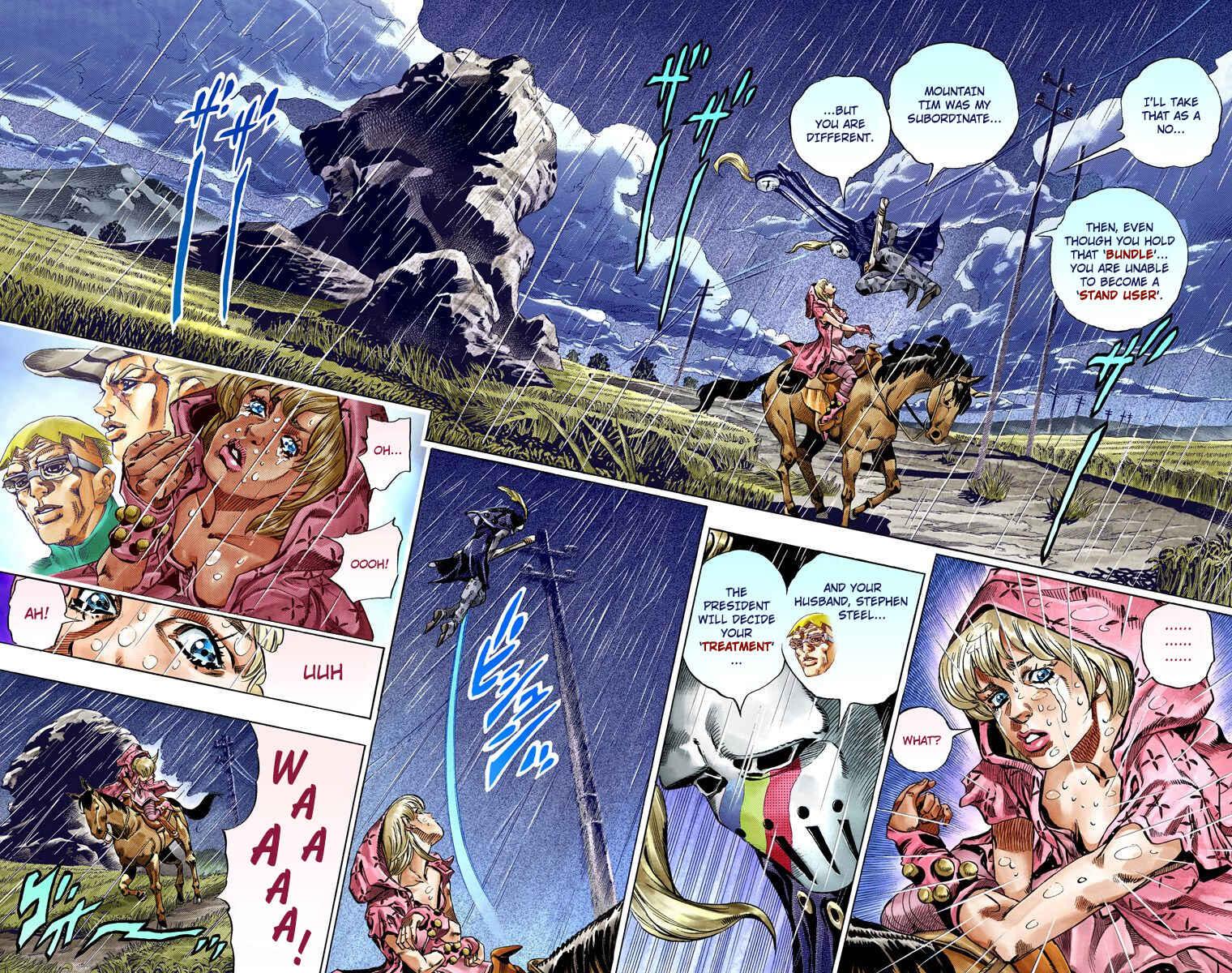 JoJo's Bizarre Adventure, Part 7: Steel Ball Run (Official Colored) Chapter 38 page 4