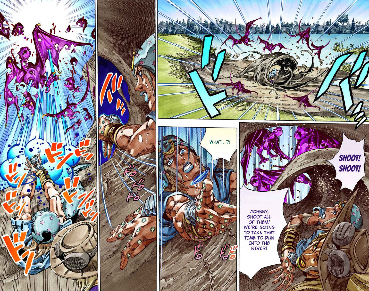 JoJo's Bizarre Adventure, Part 7: Steel Ball Run (Official Colored) Chapter 43 page 14