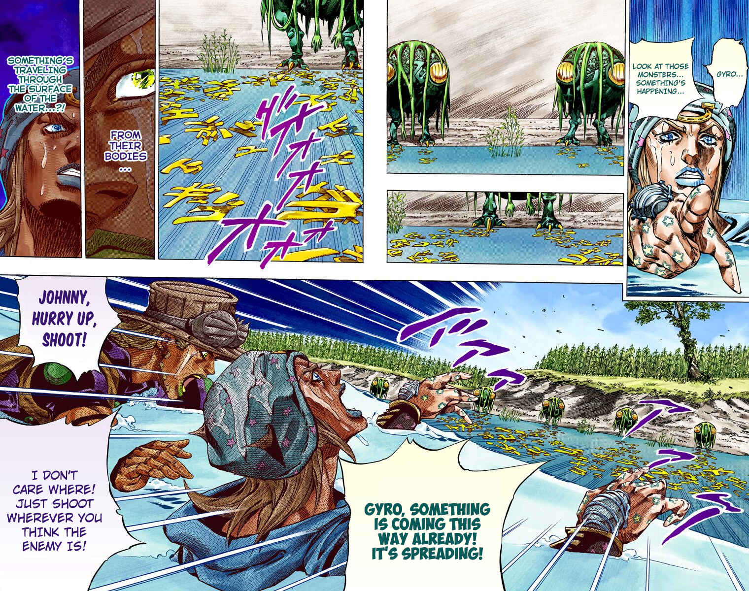 JoJo's Bizarre Adventure, Part 7: Steel Ball Run (Official Colored) Chapter 43 page 24