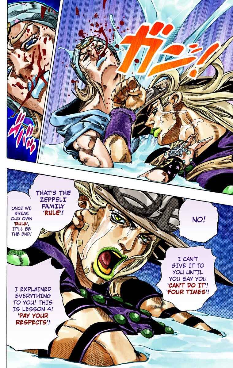 JoJo's Bizarre Adventure, Part 7: Steel Ball Run (Official Colored) Chapter 43 page 26