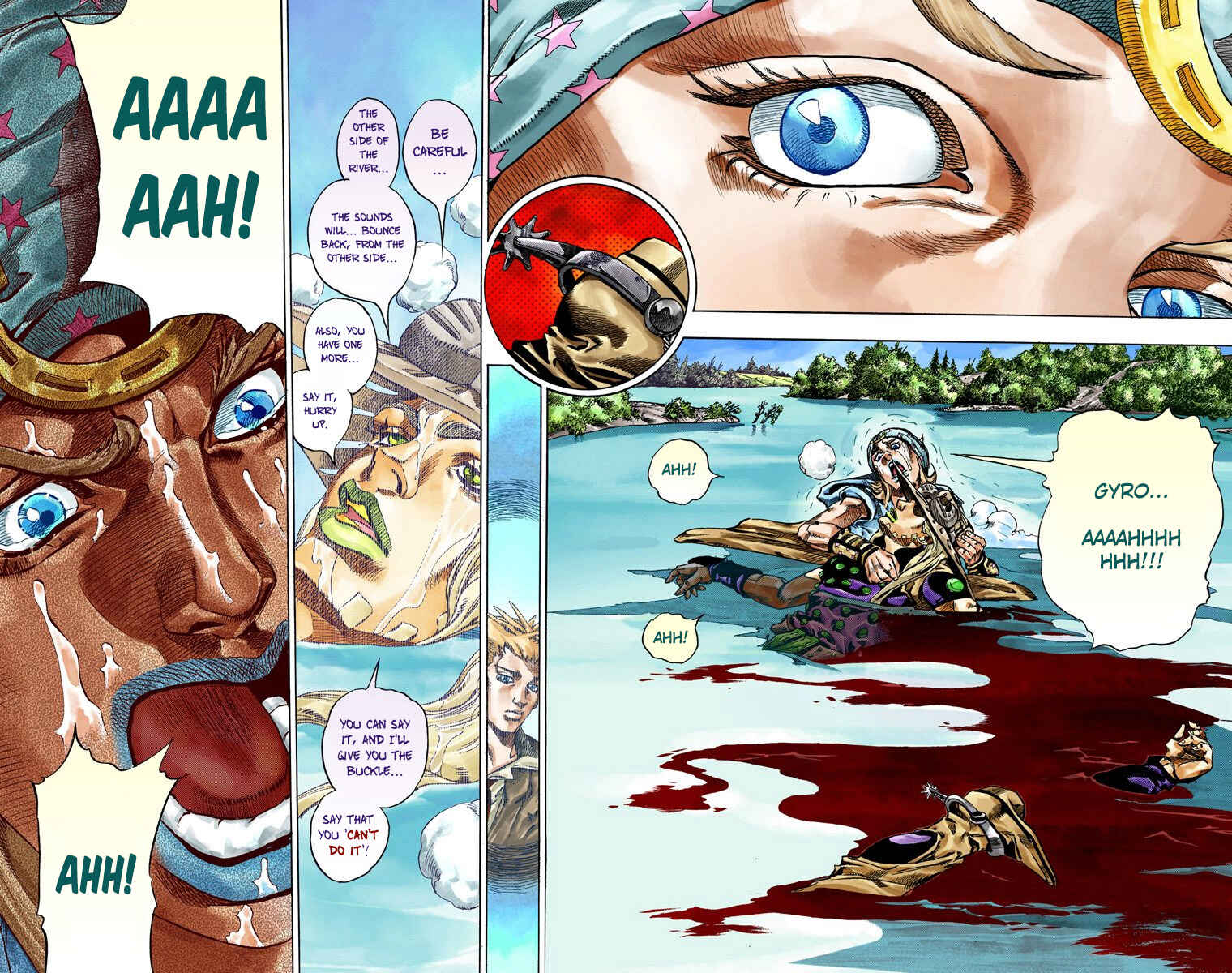 JoJo's Bizarre Adventure, Part 7: Steel Ball Run (Official Colored) Chapter 43 page 34