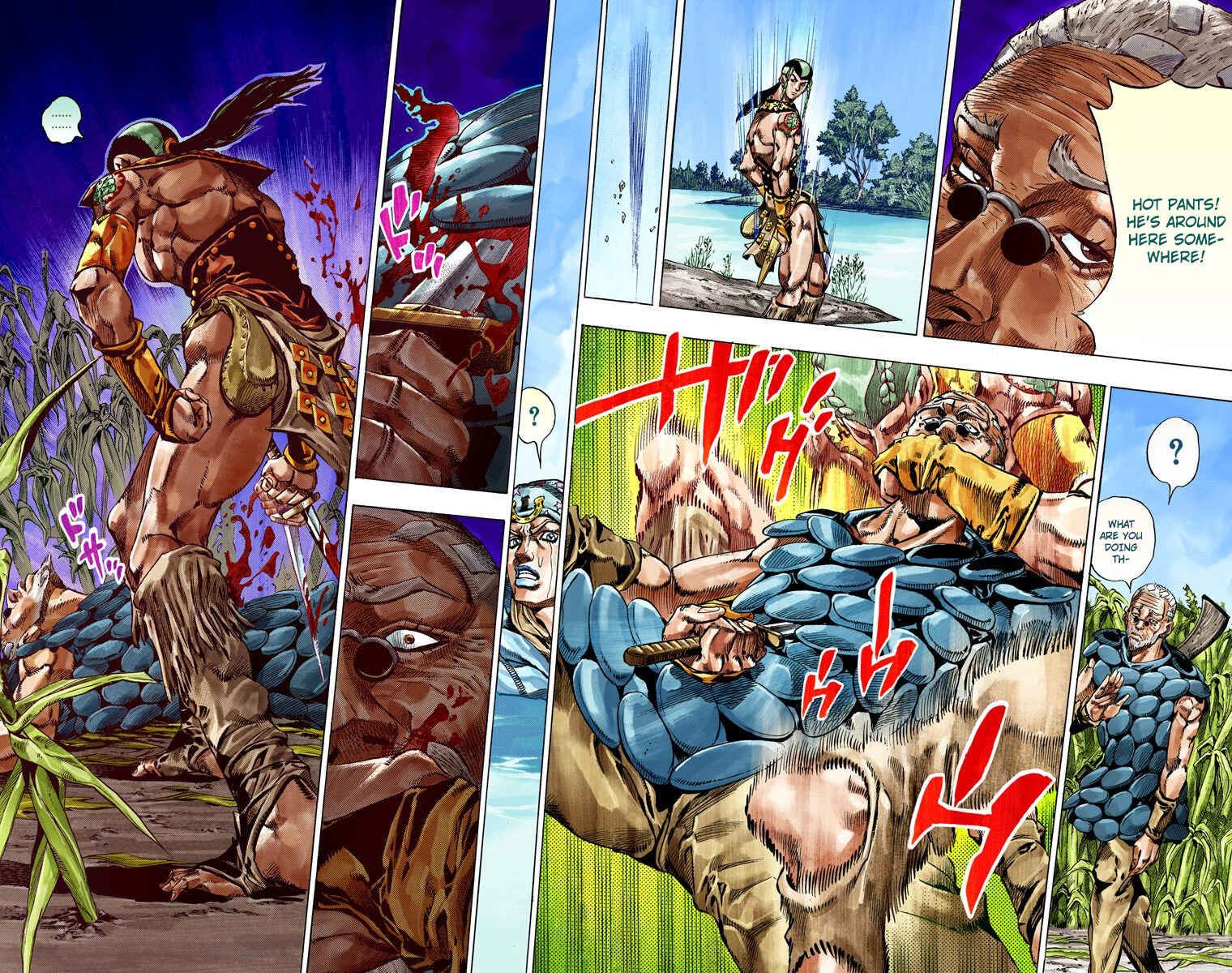 JoJo's Bizarre Adventure, Part 7: Steel Ball Run (Official Colored) Chapter 43 page 36