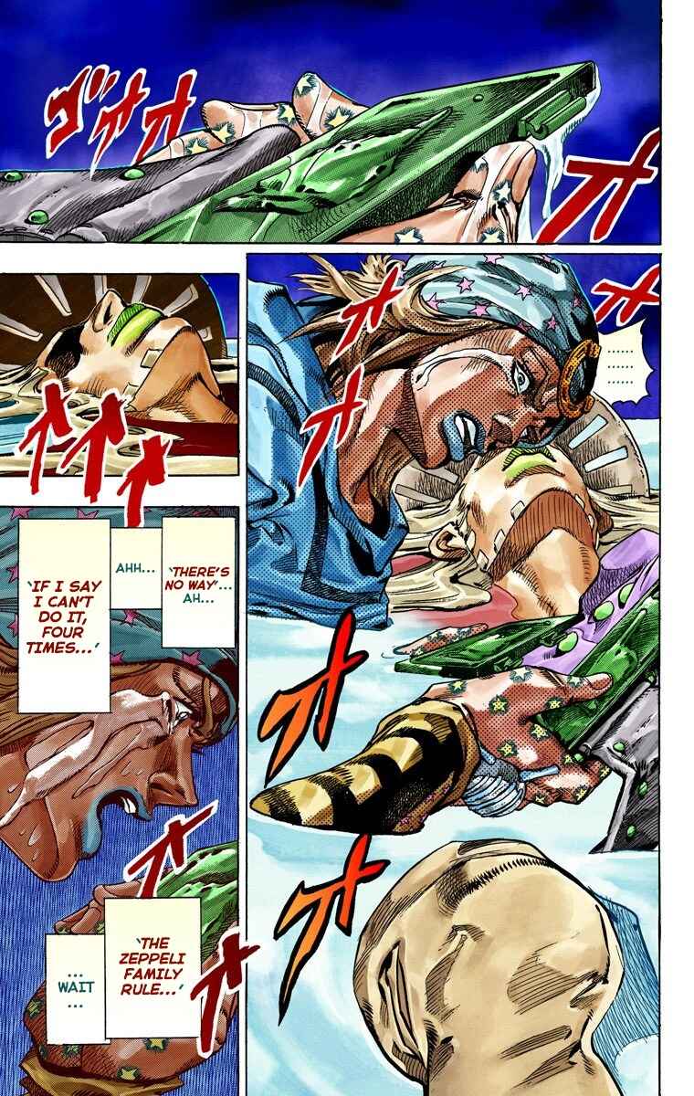JoJo's Bizarre Adventure, Part 7: Steel Ball Run (Official Colored) Chapter 43 page 42