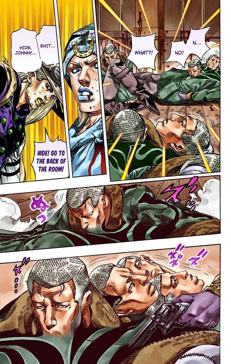 JoJo's Bizarre Adventure, Part 7: Steel Ball Run (Official Colored) Chapter 47 page 9