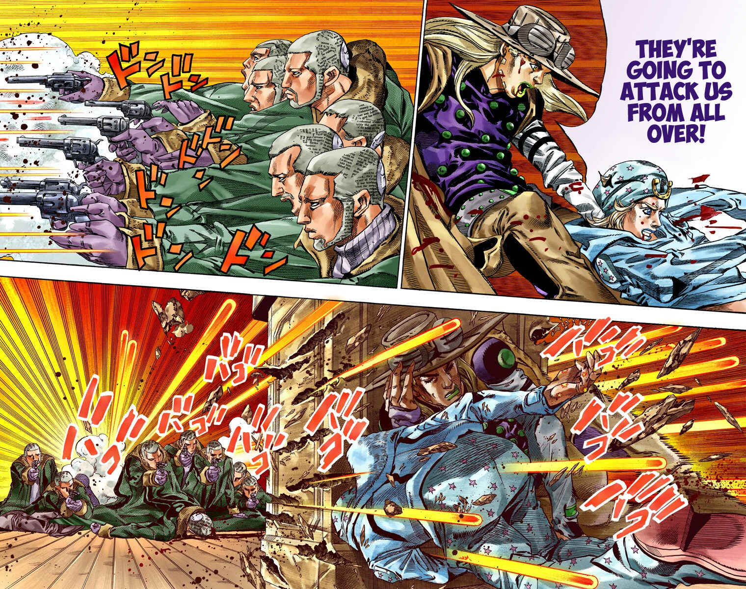 JoJo's Bizarre Adventure, Part 7: Steel Ball Run (Official Colored) Chapter 47 page 10