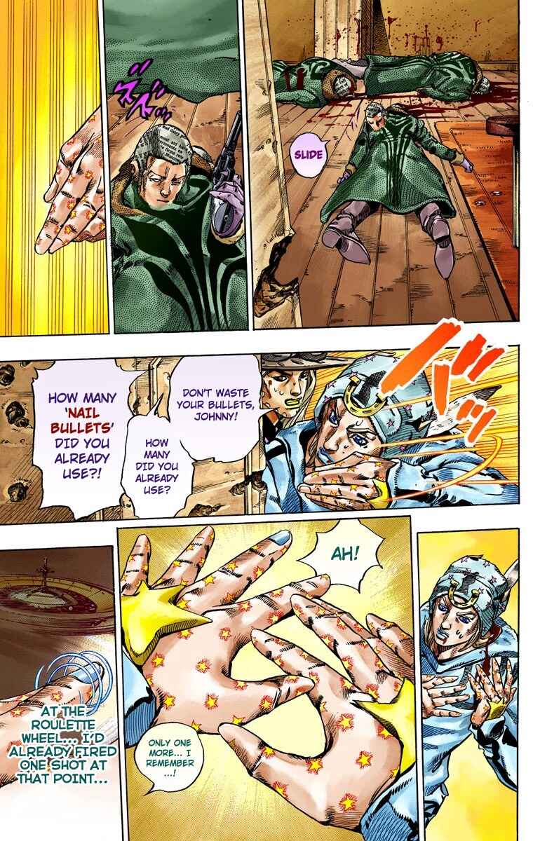 JoJo's Bizarre Adventure, Part 7: Steel Ball Run (Official Colored) Chapter 47 page 14