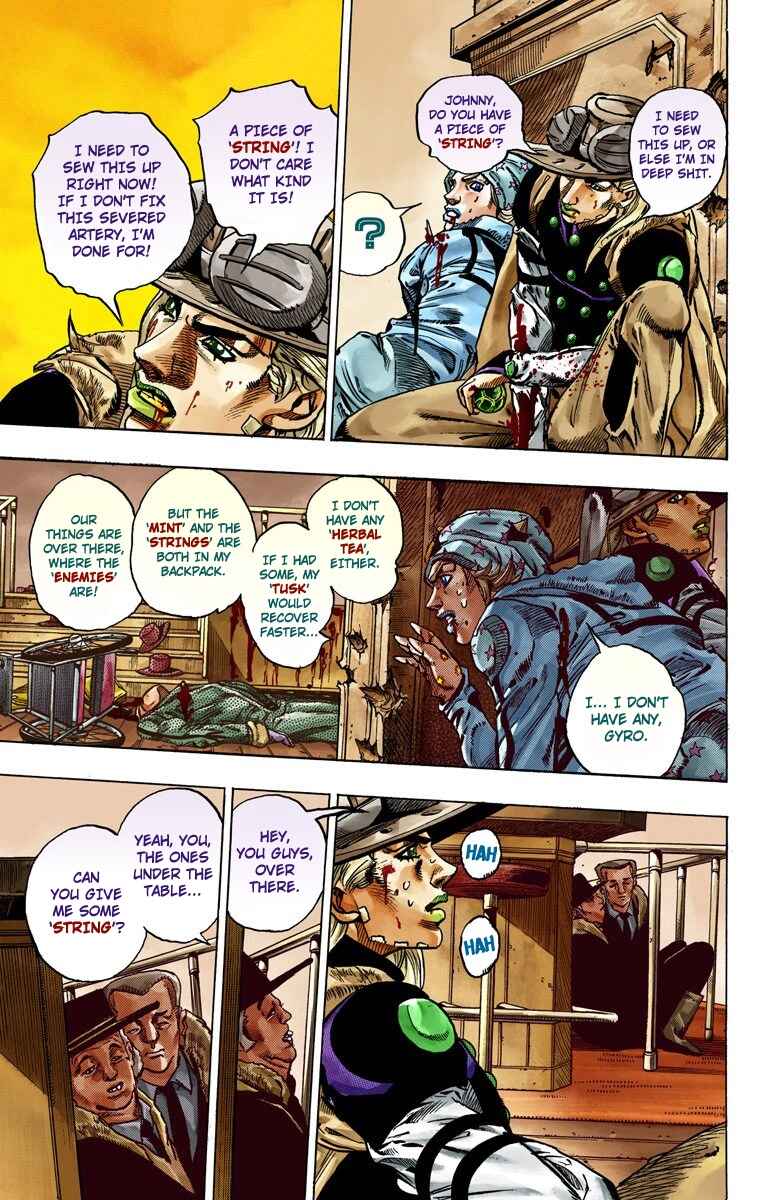 JoJo's Bizarre Adventure, Part 7: Steel Ball Run (Official Colored) Chapter 47 page 16