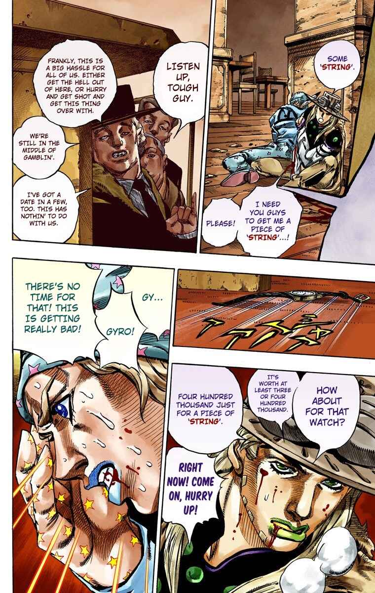 JoJo's Bizarre Adventure, Part 7: Steel Ball Run (Official Colored) Chapter 47 page 17