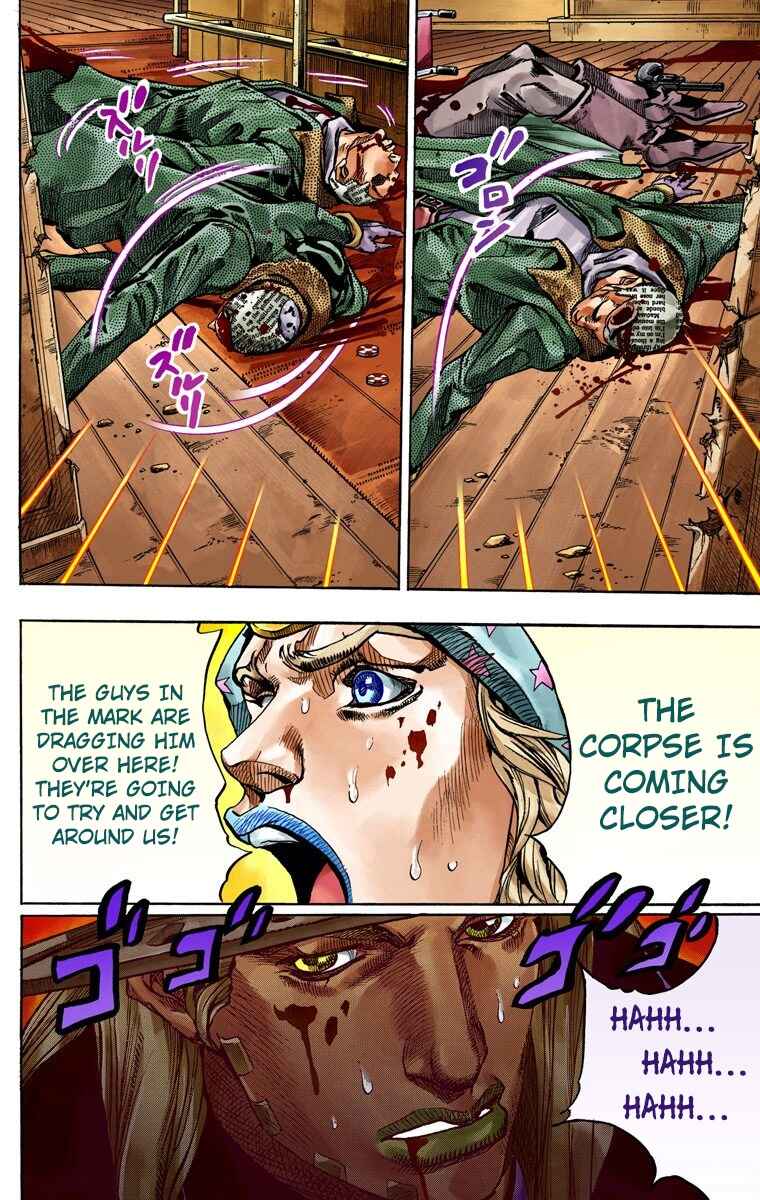 JoJo's Bizarre Adventure, Part 7: Steel Ball Run (Official Colored) Chapter 47 page 19