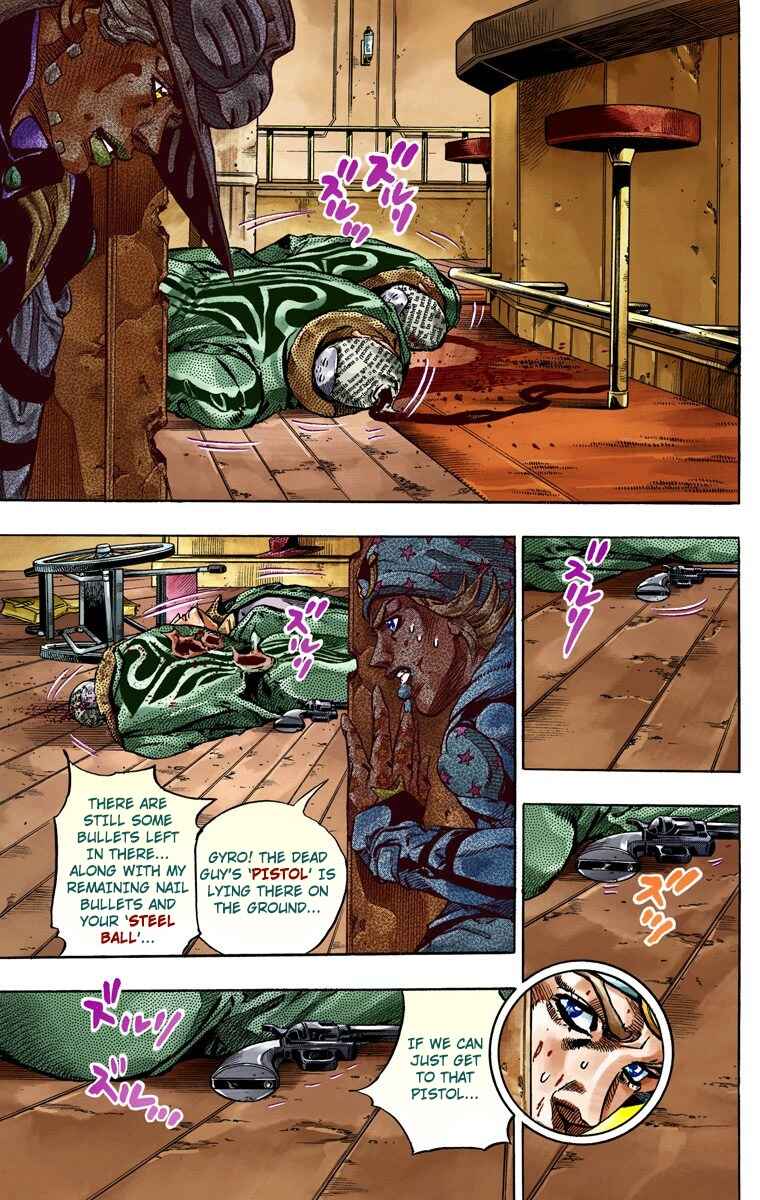 JoJo's Bizarre Adventure, Part 7: Steel Ball Run (Official Colored) Chapter 47 page 20