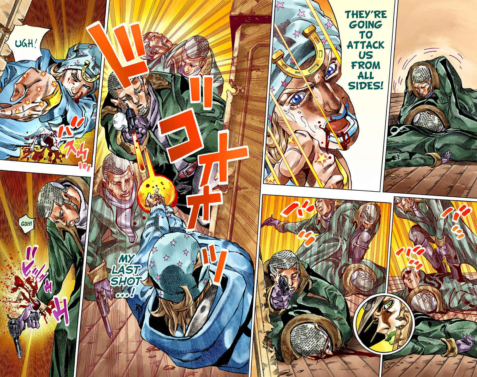 JoJo's Bizarre Adventure, Part 7: Steel Ball Run (Official Colored) Chapter 47 page 22