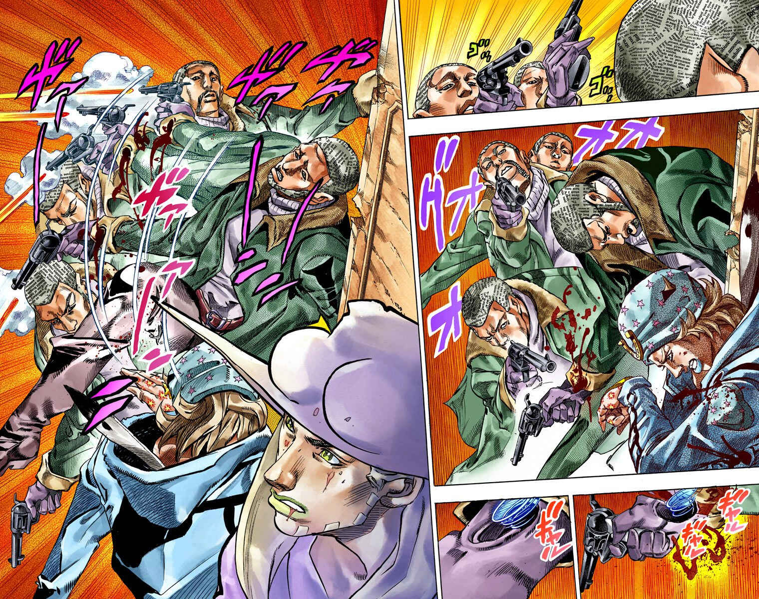 JoJo's Bizarre Adventure, Part 7: Steel Ball Run (Official Colored) Chapter 47 page 23