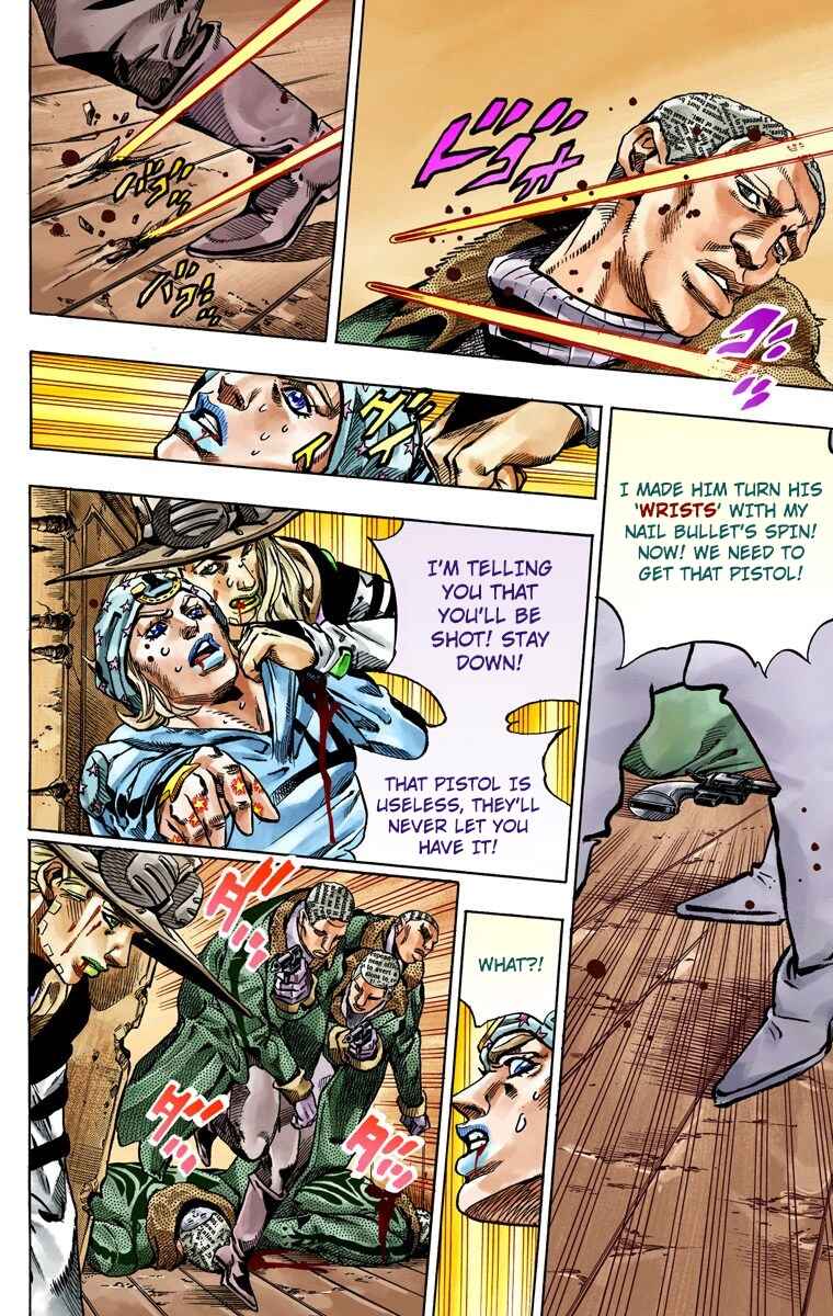 JoJo's Bizarre Adventure, Part 7: Steel Ball Run (Official Colored) Chapter 47 page 24