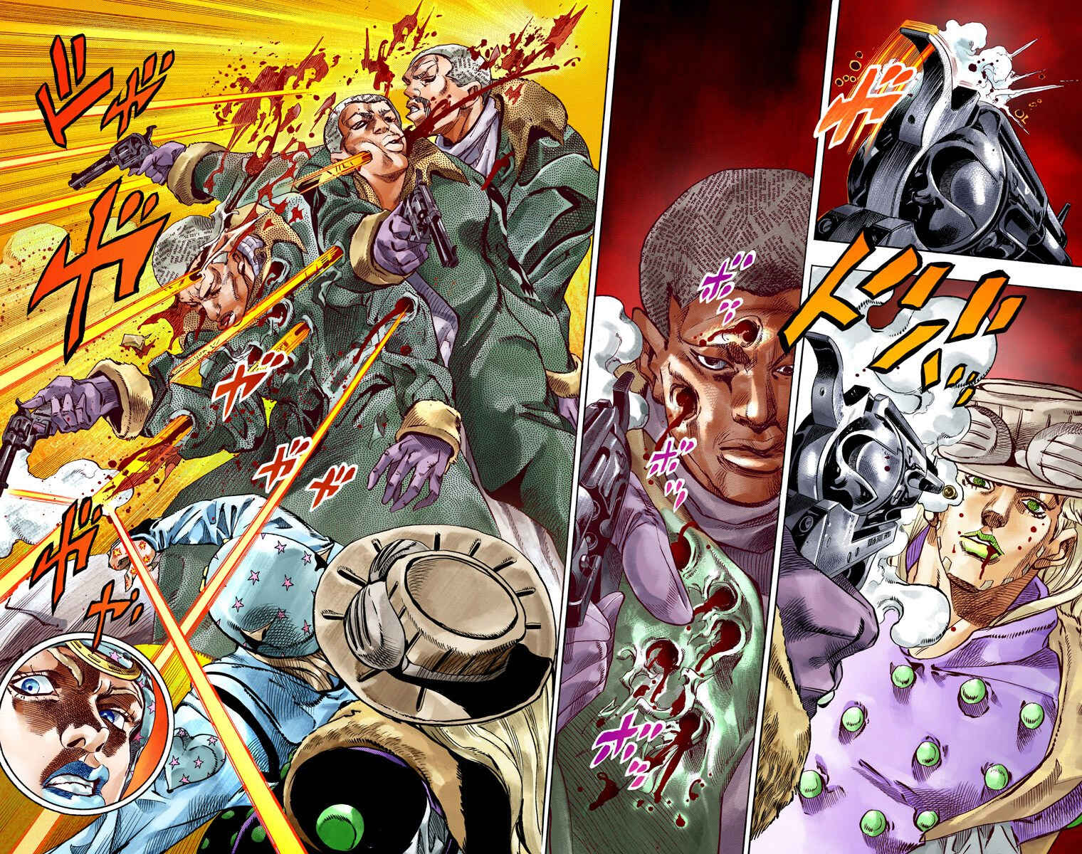 JoJo's Bizarre Adventure, Part 7: Steel Ball Run (Official Colored) Chapter 47 page 28