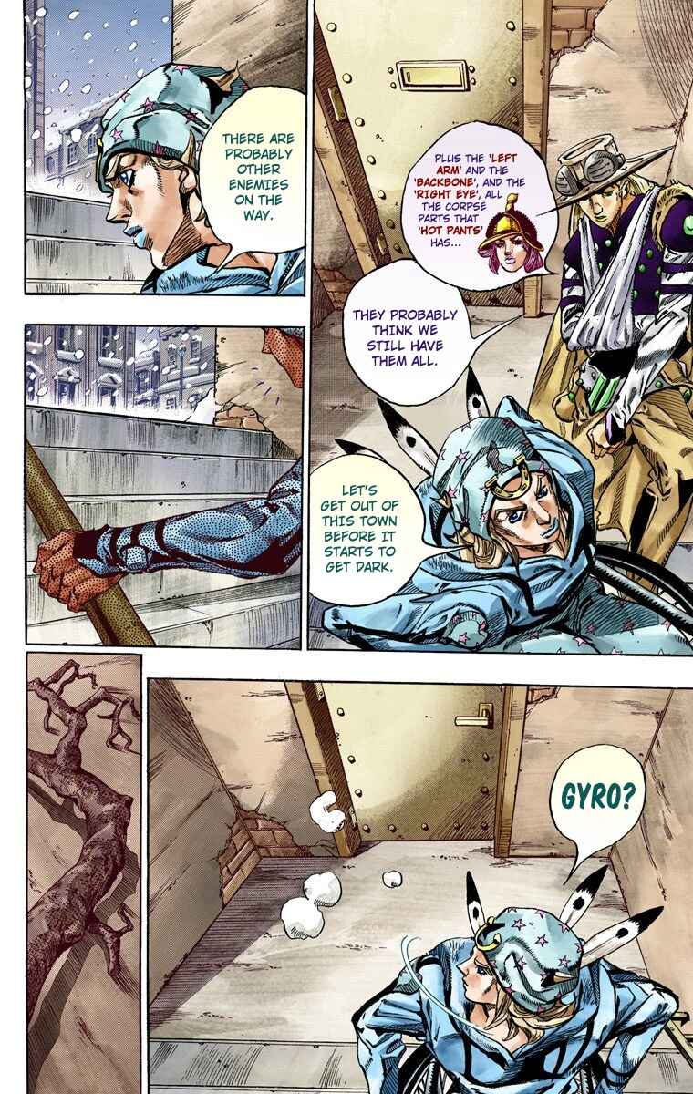 JoJo's Bizarre Adventure, Part 7: Steel Ball Run (Official Colored) Chapter 47 page 35