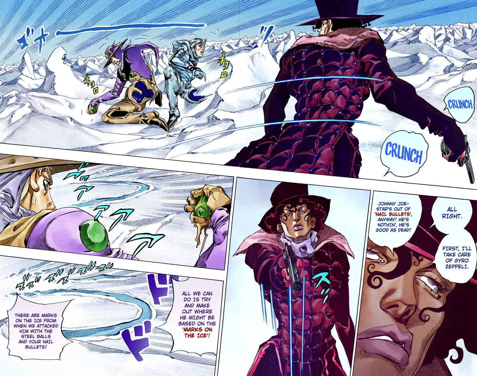 JoJo's Bizarre Adventure, Part 7: Steel Ball Run (Official Colored) Chapter 53 page 18