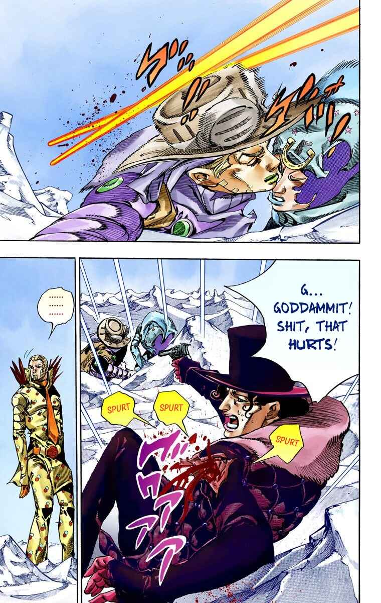 JoJo's Bizarre Adventure, Part 7: Steel Ball Run (Official Colored) Chapter 53 page 22