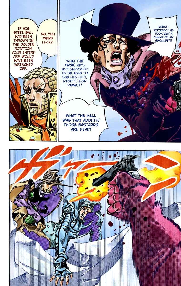 JoJo's Bizarre Adventure, Part 7: Steel Ball Run (Official Colored) Chapter 53 page 23