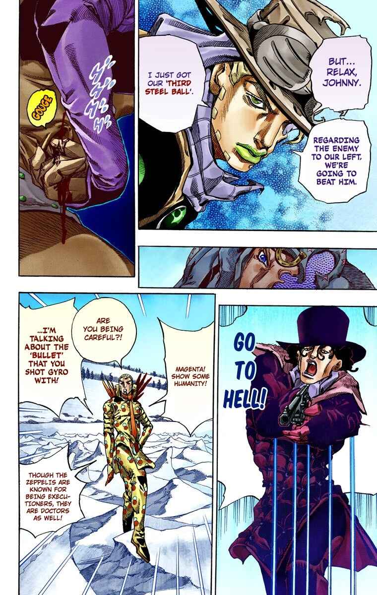 JoJo's Bizarre Adventure, Part 7: Steel Ball Run (Official Colored) Chapter 53 page 26