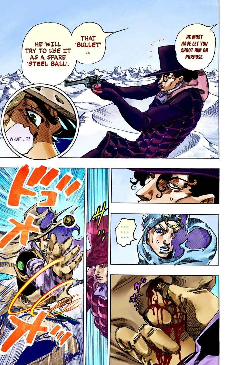 JoJo's Bizarre Adventure, Part 7: Steel Ball Run (Official Colored) Chapter 53 page 27