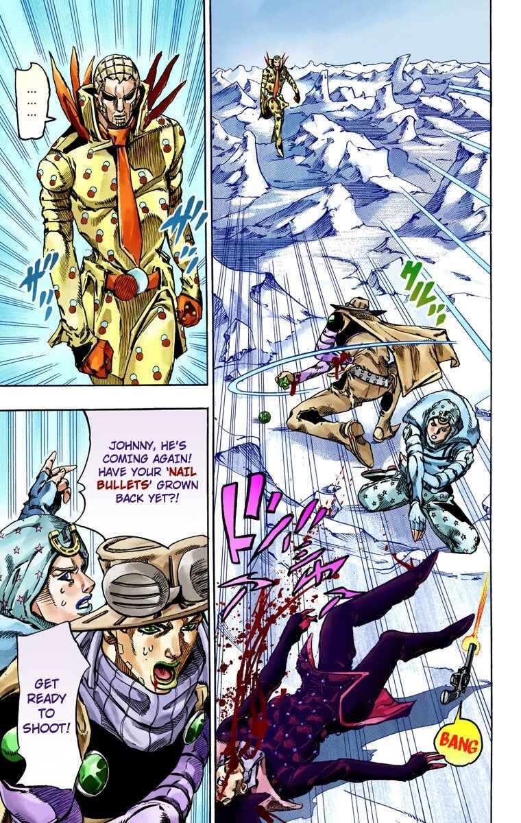 JoJo's Bizarre Adventure, Part 7: Steel Ball Run (Official Colored) Chapter 53 page 34