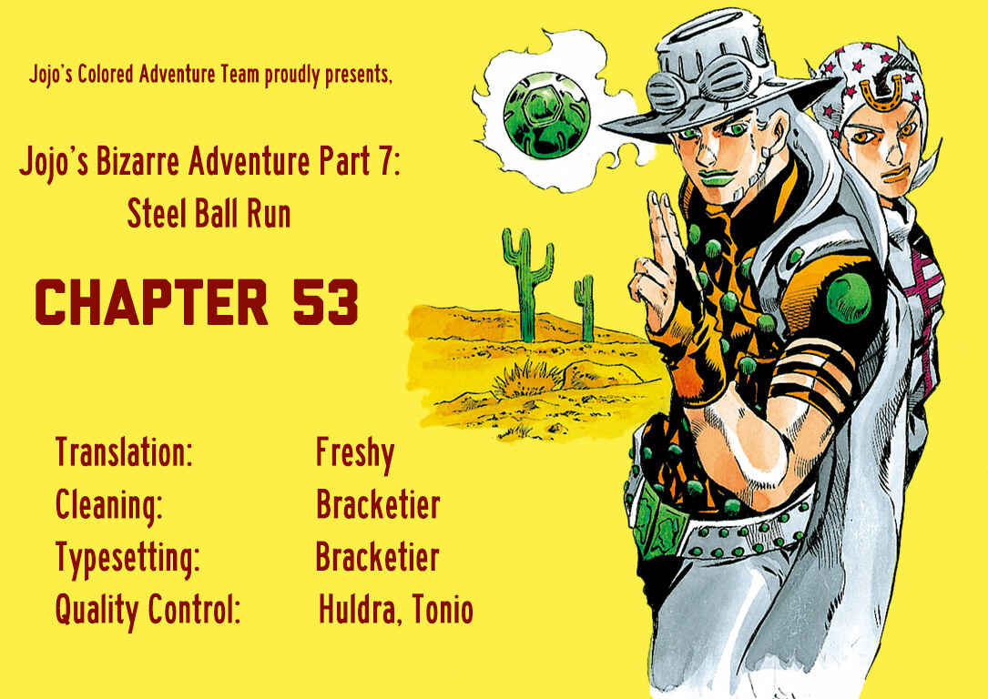 JoJo's Bizarre Adventure, Part 7: Steel Ball Run (Official Colored) Chapter 53 page 35