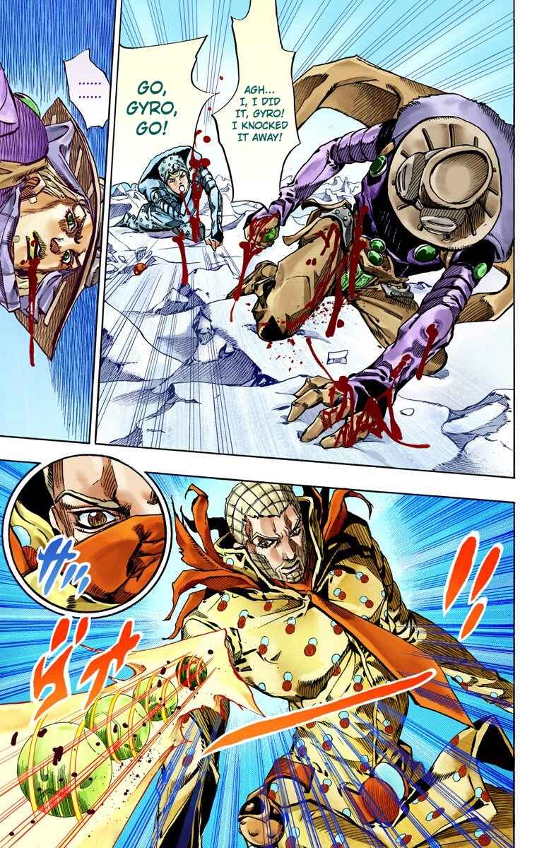 JoJo's Bizarre Adventure, Part 7: Steel Ball Run (Official Colored) Chapter 54 page 12