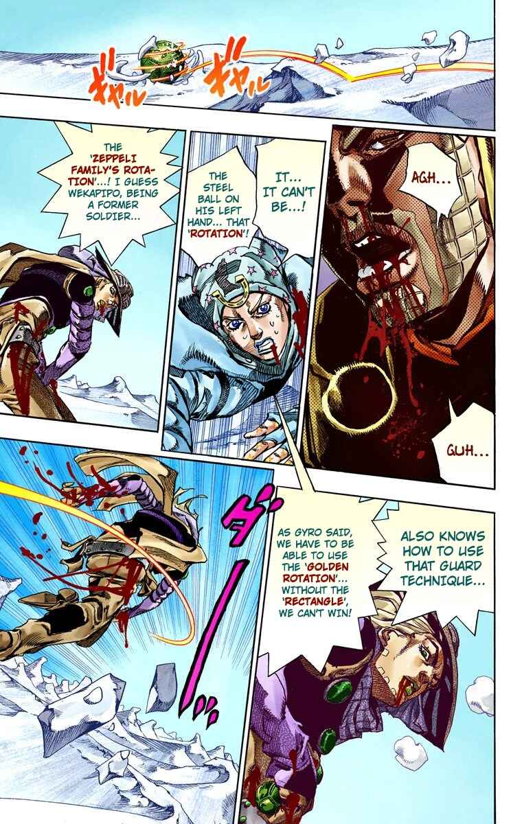 JoJo's Bizarre Adventure, Part 7: Steel Ball Run (Official Colored) Chapter 54 page 16