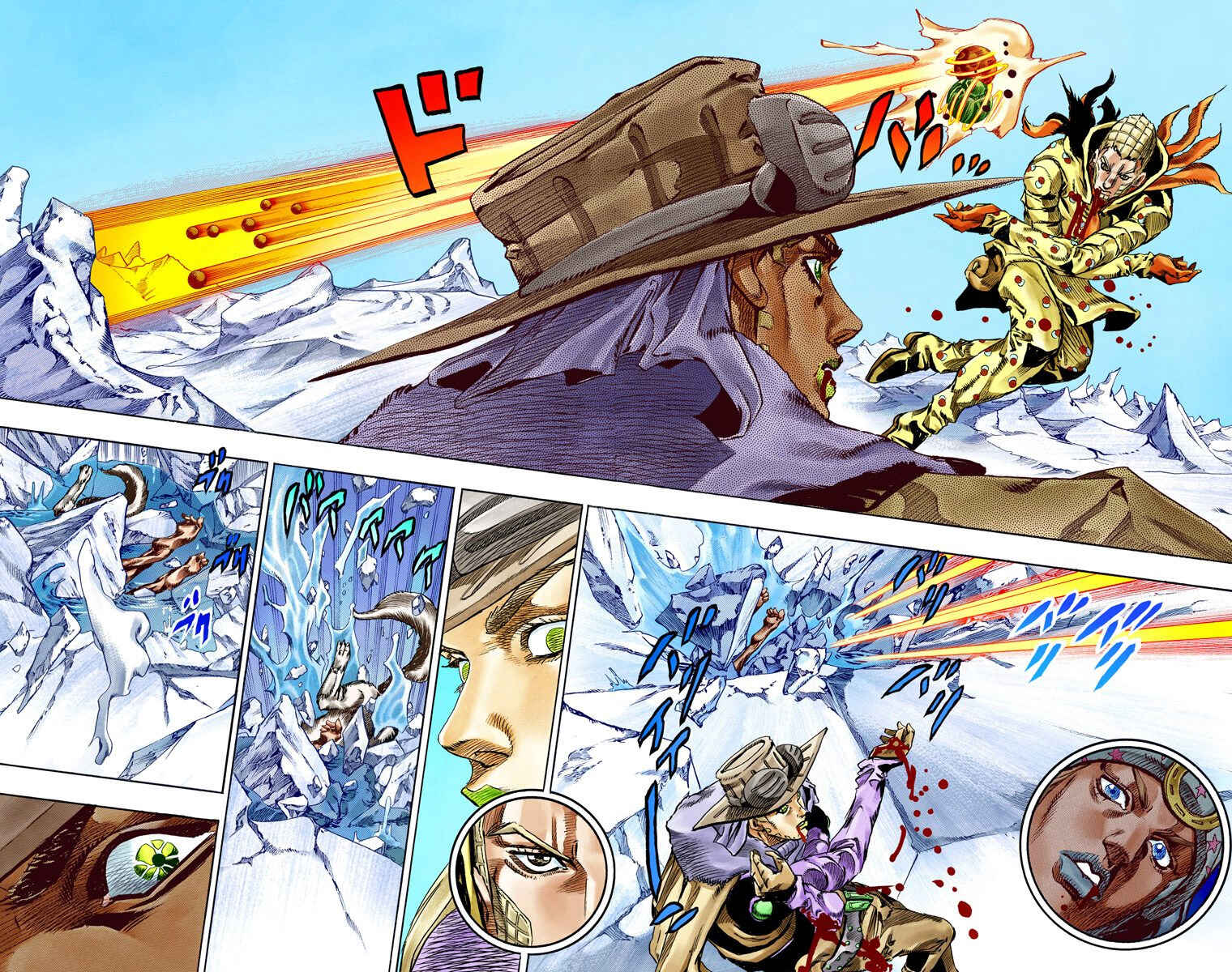 JoJo's Bizarre Adventure, Part 7: Steel Ball Run (Official Colored) Chapter 54 page 19