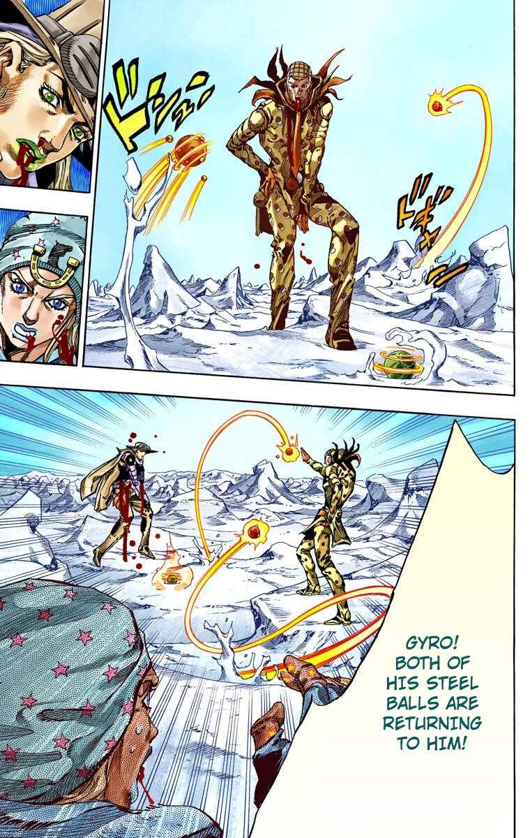 JoJo's Bizarre Adventure, Part 7: Steel Ball Run (Official Colored) Chapter 54 page 21