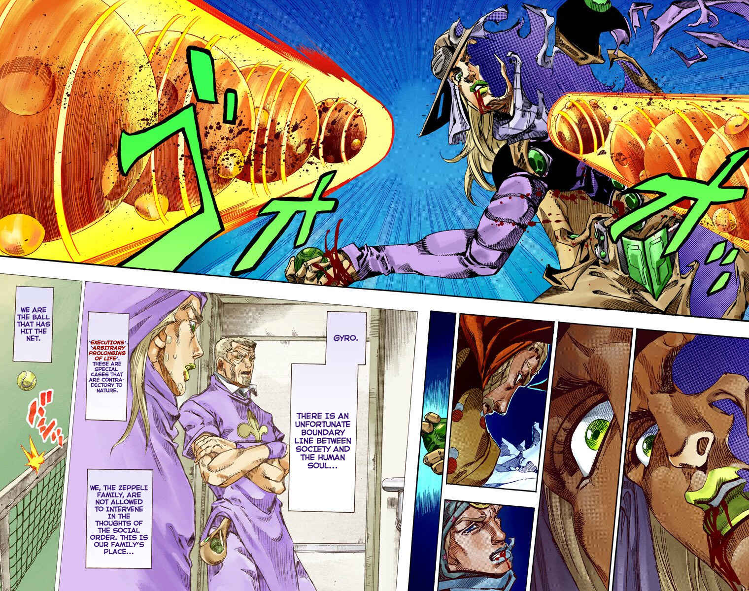 JoJo's Bizarre Adventure, Part 7: Steel Ball Run (Official Colored) Chapter 54 page 26