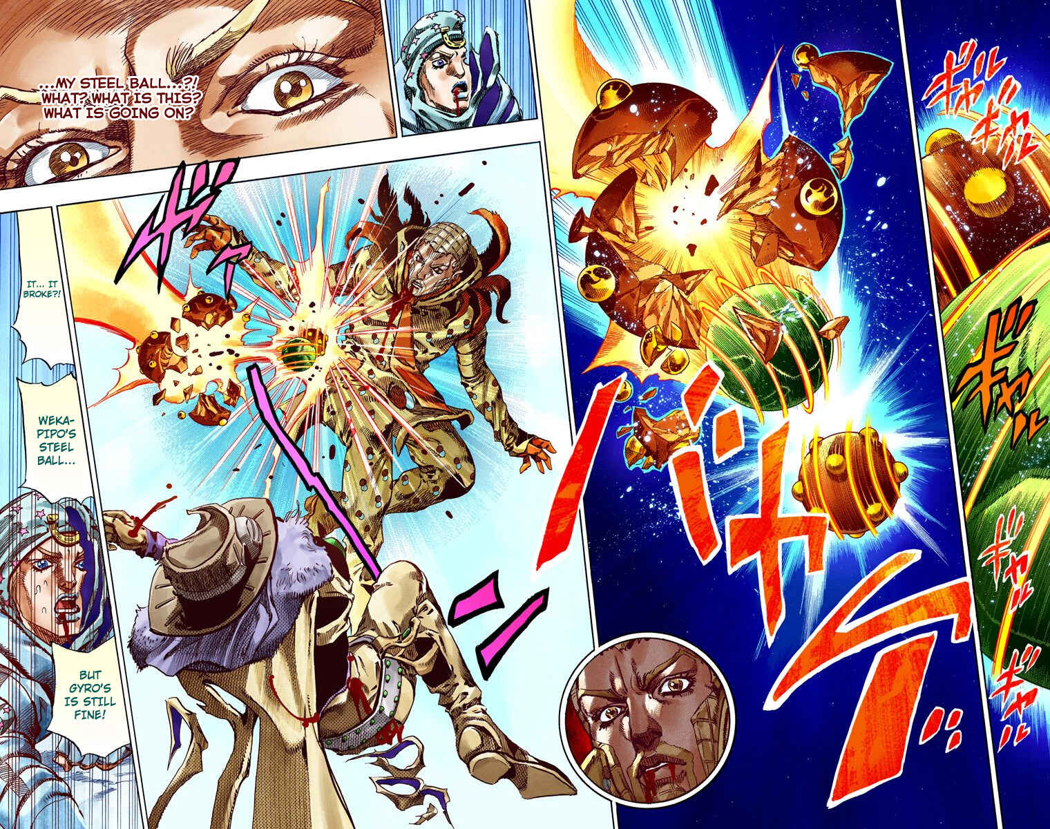 JoJo's Bizarre Adventure, Part 7: Steel Ball Run (Official Colored) Chapter 54 page 28