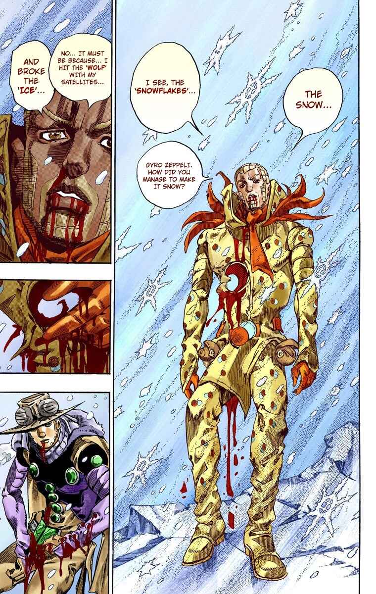 JoJo's Bizarre Adventure, Part 7: Steel Ball Run (Official Colored) Chapter 54 page 33