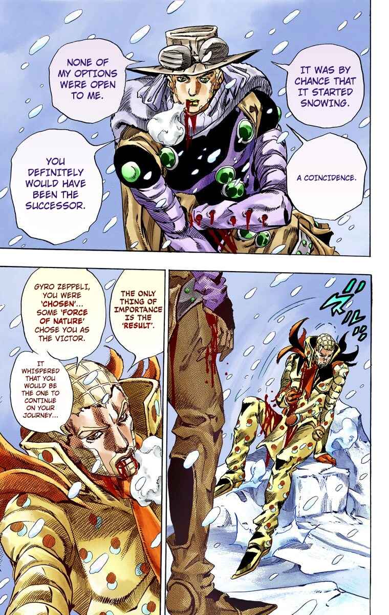 JoJo's Bizarre Adventure, Part 7: Steel Ball Run (Official Colored) Chapter 54 page 35