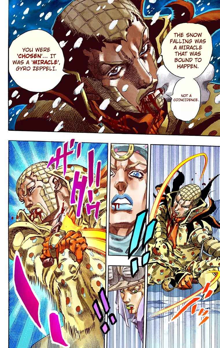 JoJo's Bizarre Adventure, Part 7: Steel Ball Run (Official Colored) Chapter 54 page 36