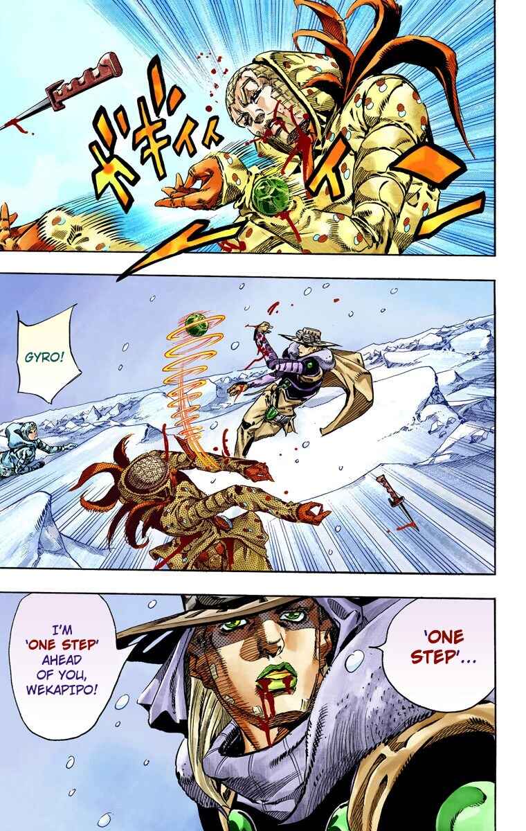 JoJo's Bizarre Adventure, Part 7: Steel Ball Run (Official Colored) Chapter 54 page 37
