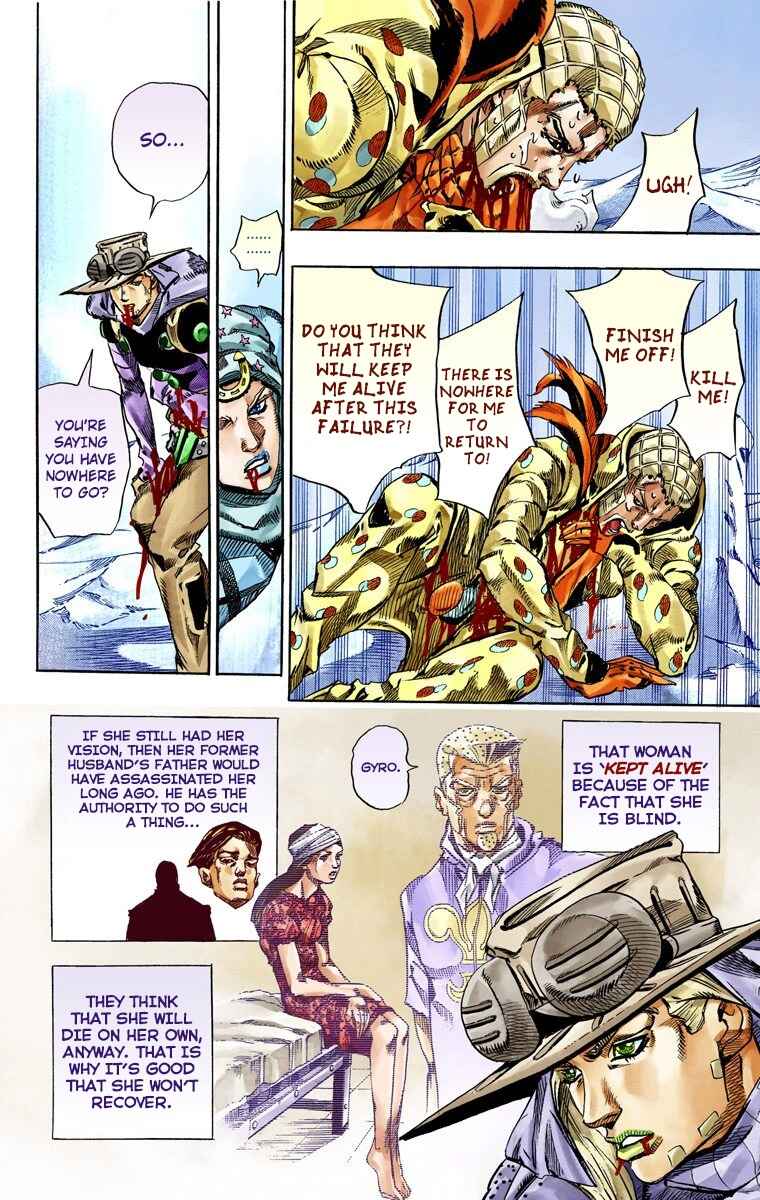 JoJo's Bizarre Adventure, Part 7: Steel Ball Run (Official Colored) Chapter 54 page 38
